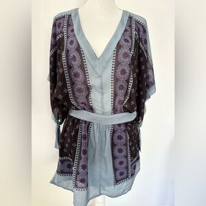 Free People V-neck Mini Dress